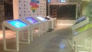 11 интерактивных столов и 4 вертикальных интерактивных стойки на Московский Культурный Форум