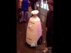 Рекламный робот Rbot на мероприятии автомобильного дилера TTS Казань