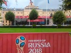 Интерактивный стол на жеребьевке ЧМ-2018 во Дворце Конгрессов