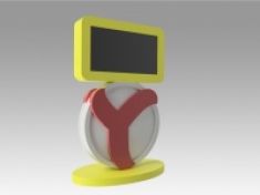 Интерактивный стол в офис YANDEX