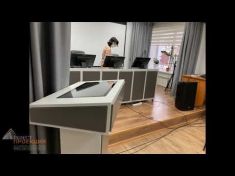 Гефест проекция РТ изготовили по индивидуальным чертежам и установили президиум для спикеров