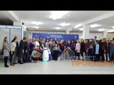  Робот на выставке-ярмарке Новогодний бум в Йошкар Оле от компании Гефест Проекция