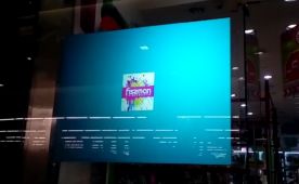 Проекционная витрина для сети магазинов FISSMAN