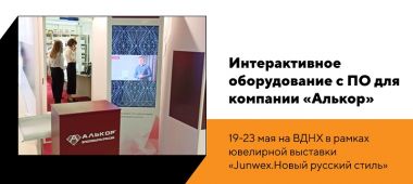 Интерактивное оборудование с ПО для компании 