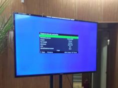 Компания Гефест Проекция предоставила в аренду плазменную панель 55 дюймов
