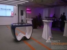 Интерактивный стол и видеостена для мероприятия ING БАНК