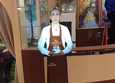  Виртуальный промоутер комплектации стандарт для компании Май-Фудс на выставку ПРОДЭКСПО 2015