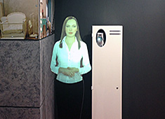 Виртуальный промоутер для компании GOLDSHELL в рамках выставки МОСБИЛД 2014