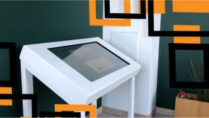 Компания Interactive Russia предоставила в аренду интерактивные столы Dedal Stone Presenter 42’’ для «СЗ «Стадион «Спартак»