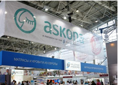 Виртуальный промоутер на стенде компании «Аскона» на выставке ЕВРОЭКСПОМЕБЕЛЬ-2012 / eem-2012.