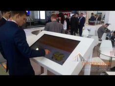 Предоставление интерактивного стола Dedal Presenter 43 на выставочный стенд компании 