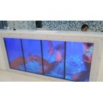 Интерактивный аквариум в стойке рецепшн в медицинской клинике в г. Москва
