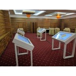 Интерактивные столы в каменных корпусах на конференции ГСК г. Казань