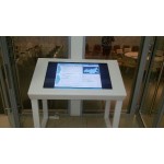 Компания Гефест Проекция предоставила в аренду интерактивный сенсорный стол и рекламного робота на REIF (Российский инвестиционный форум)