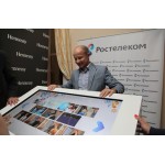 Интерактивный стол на мероприятие Ночь пожирателей рекламы для Ростелекома